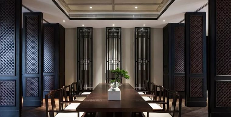 【新中式风格装修案例】新东方轻奢会所装修设计 【新中式风格装修案例】新东方轻奢会所装修设计